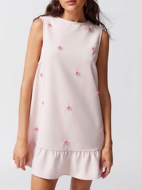 Sister Jane June Floral Beaded Mini Dress